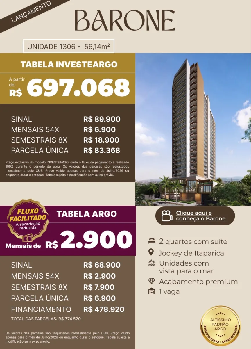 Apartamento com 2 quartos em Jockey de Itaparica, Vila Velha